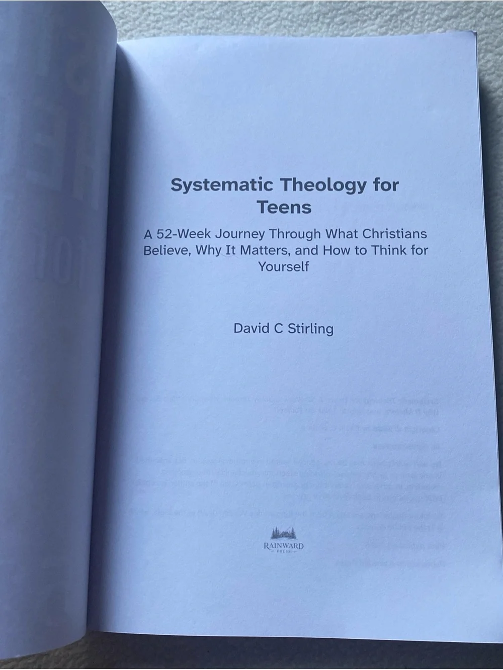 David c stirling systematic theology
